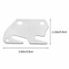 SOLUSTRE 2pcs Furniture Connector Metal Bed Frames Frame Holder Tool Stand Hook on Bed Rails Bed Rail Fittings Headboard Hook Plates Bed Rail Hin