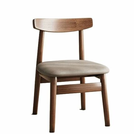 JJZXD Wood Dining Chairs Hotel Lounge Dining Stool Living Room Kitchen Home Furniture