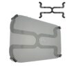Sky Q Box Wall Mount Bracket (LATEST 2TB MODEL) - Made In UK by Q-View (Plastic) - PLEASE SEE DETAILS BELOW FOR COMPATIBILITY