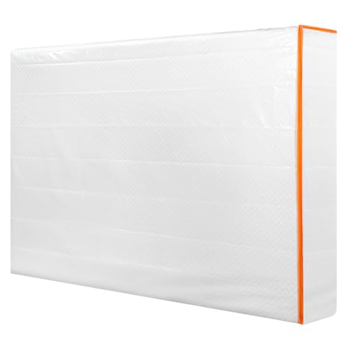 Mattress Bag for Moving and Storage (Queen) Protective Plastic Mattress Case Mattress Cover 6 Mil Waterproof Zippered Mattress Bag Moving Heavy D