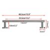 BTSKY 40CM Wall Mount SUS304 Stainless Steel Brushed Hand Towel Holder Hanger Rail Organizer Rack Bar Clothes Hanger Rack Holder Bathroom Accesso