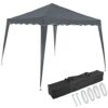 Casaria Light Brown Capri Pop Up Gazebo 3x3m | UV Protection 50+ | Waterproof | Incl. Bag Pegs Guy Ropes | Folding Party Garden Patio Tent Outdoo