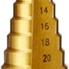 BlueSpot Tools 32050 Step Drill (4-22 mm), Bronze