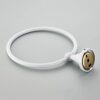 HIGOH Towel Racks,Bath Towel Holder,Bathroom Hand Towel,Round Towel,Bathroom round Antique Brushed Old Towel Rack,Towel Hanging