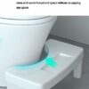 Toilet Stool Squat for Adults,Sturdy Plastic Portable Bathroom Toilet Step Poop Stool Healthy Gift for Seniors Everyone