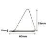 Yunpo tech 8 Pieces Tablecloth Clips Stainless Steel Table Cloth Cover Clamps for Home Dinner Camping Wedding Birthday Party Table Cloth Holders,