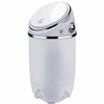 Washing Machines Single Tub Washing Machine,Portable Lazy Washing Machine,With Drain Pipe Bluray antibacteria(mini washing machine) (White)