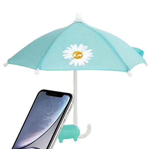 Tytlyworth Phone Parasol Umbrella | Mini Umbrella Phone Sun Protection for Outdoor Use - Sturdy Mobile Phone Parasol Holder as a Birthday Gift