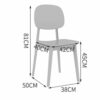 CUJUX Plastic Chair Dining Chairs for Dining Rooms Modern Restaurant Furniture Living Room Bedroom Kitchen Plastic Dining Chair (Color : E)