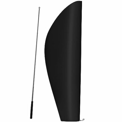 Outdoor Patio Garden Parasol Cover, 210D Waterproof Cantilever Umbrella Cover with Zipper and Rod for 2.5-3.5M Offset Umbrella Furniture