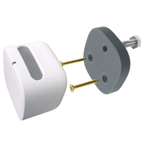 Smart Air Quality Monitor Wall Mount Bracket Hidden Holder For Amazon (Grey)