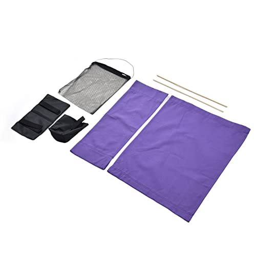 Fdit Canvas Chair Chair, Durable Director Chair Cover Stable For Home (Rose Red)