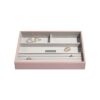 Stackers Dove Grey & Rose Classic Medium Jewellery Box Ring/Bracelets Layer