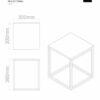 Premier Housewares Nest Of Tables Coffee Table For Living Room Living Room Tables Coffee Table Nest Tables Living Room 42 X 40 X 40 Cm Set Of 3,