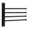 HIGOH Towel Racks,Towel Holder Towel Rail for Bathroom, 1Pcs Bathroom Hand Towel Holder, Rotating Towel Holder, Wall Mounted Towel Hanger, Stainl