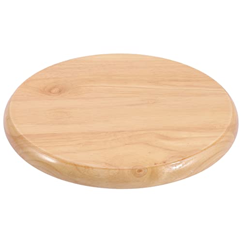 USHOBE Wood Stool Seat Replacement Bar Stool Seat Top Round Wood Stool Top Part for Farmhouse Chair Kitchen Stool Bar Stools Furniture
