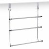 Zeller 18400 Over-Door Towel Rail 56x47.5 cm Chrome