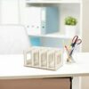 Wooden CD Shelf,Wooden Book Rack,Desktop CD Desktop CD Storage Shelf Wooden CD Rack, Desktop Book Organizer, Album CD Or DVD Storage Case, Holds