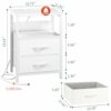 Yoobure Small Night Stands for Bedroom, Nightstand, Bed Side Table