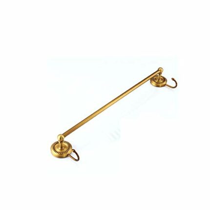 RSOCHS Copper Towel Rack, Wall-mounted Single Pole Towel Rack, Towel Rack Hanger Bathroom Household