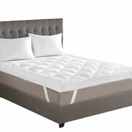 Advent Mattress Topper Double Bed 135 x 190CM Soft & Fluffy - 100% Poly-Microfiber Double Matress Topper 10CM/4INCH - Hypoallergenic Memory Foam