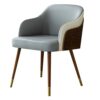 Kitchen Dining Room Furniture Chairs Kitchen Dining Chairs Modern Microfiber Leather Living Room Chairs with Soft Padded Seat Beech Wooden Legs+M