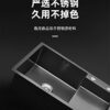 N/A Kitchen Multi-function Sink Single Basin Sink With Trash Can Under Counter Basin Large