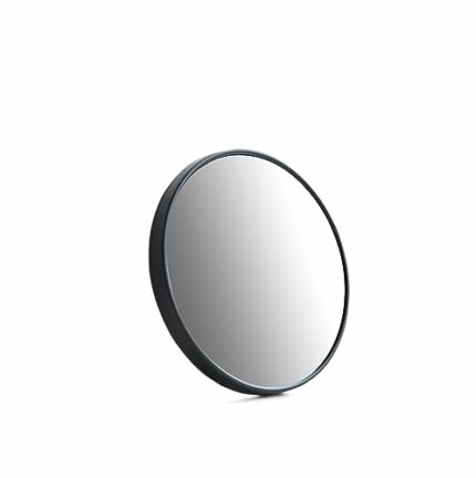 LOWIXI Magnifying Mirror, 3.2Inch 10X Magnifier Mirrors with 2 Suction Cups, Small Travel Magnifying Mirror，Blackhead Blemish Removal (Black)