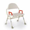 Bath Stools,Old Man Bath Chair Aluminum Alloy Folding Widened Bathroom Chair Shower Stool Large Load-Bearing