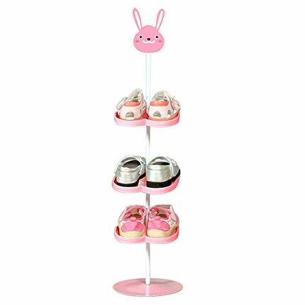 JYDQM 67cm Shoe Rack Kid Children Cartoon Animal Pattern Shoe Organizer Holder Stand Storage Capacity Home Furniture (Color : D)