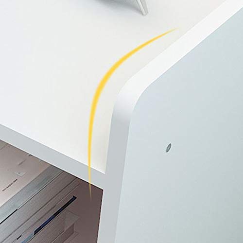 LUKEO Simple Bedroom Locker with Drawers, Wooden Bedside Table Simple Bedside Table