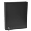 Acrimet Key Cabinet Organizer 24 Positions with Lock (Wall Mount) (24 Smoke Tags Included) (Black Cabinet)