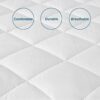 SeventhStitch Extra Deep Quilted Waterproof Mattress Protector Highly Absorbent Quality Bedding Pad Topper Cover Breathable Soft Fitted Bed Sheet