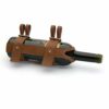 Bar Amigos LEATHER BICYCLE WINE BOTTLE HOLDER Caddy - Carrier Rack Bottle Holder Ideal for Cyclists Taking Wine On A Picnic or Day Trip