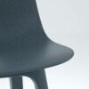 Ikea ODGER/EKEDALEN table and 4 chairs, 120/180 cm, oak/blue