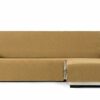 Eysa Rabat practica chaise longue cover 240cm, color 01/camel, right-frontal view