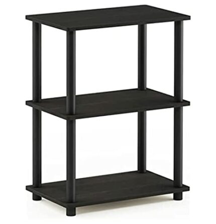 Furinno Toolless Shelves, Wood, Espresso/Black, one size