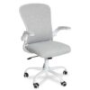 Fullwatt Office Chair, Flip-up Armrest Ergonomic Desk Chair Computer Task Chair Mesh with Armrests lumbar support Mid-Back for Home Office Confer