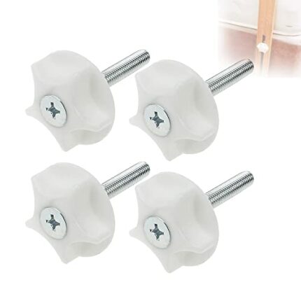 PLCatis Headboard Bolts M8 x4 Headboard Fixings Easy Fit Headboard Screws And Washers Strong Hold Bed Headboard Bolts Fittings for Divan Bed UK P