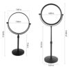 Nicesail Higher Taller Tabletop Makeup Mirror of 8 Inch, 5X Magnified Makeup Mirror Countertop Standing, Height Adjustable, Double Sided Mirror i