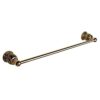 HIGOH Towel Racks,Towel Holder Towel Rail for Bathroom, Rose All Copper Hand Towel Holder, Light Towel Bar, Hardware Single Bar Towel Hangers