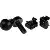StarTech.com M6 Screws and Cage Nuts - 50 Pack - M6 Mounting Screws and Cage Nuts for Server Rack and Cabinet - Silver (CABSCREWM62)
