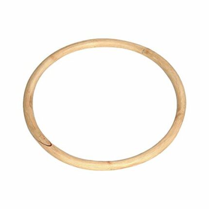 A ALFEEL Wing Chun Rattan Ring ( 11 Inch ) Natural Wood Wing Tsun Kung Fu Wrist Hand Strength Martial Arts Training Equipment