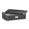 Zeller 17789 44.5 x 31.5 x 11 cm Belt/ Tie Box Cardboard, Black