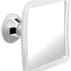 MIRRORVANA Fogless Shower & Shaving Mirror with Upgraded Suction Mount for Bathroom, Anti Fog & Mist Free Shatterproof Surface and 360° Swivel, 1