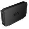 Alfheim Wall Mount for Sky Q Mini Box, Stainless Steel Wall Mounting Bracket in Black, Space Saving & Easy Installation，Wall Mount Fixings Includ