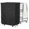 Folding Bed Storage Cover, Falezern 38 in Adjustable Rollaway Bed Cover, Waterproof and Dustproof, with Metal Zipper and Adjustable Drawstring, T