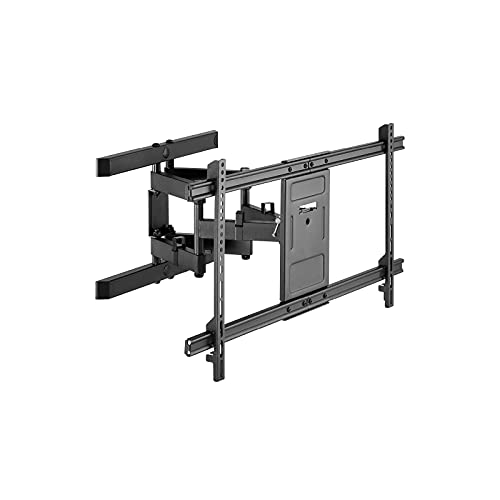Goobay 49746 TV Wall Mount Pro FULLMOTION (XL) 43" to 100" (109-254 cm), Fully Movable, Swivel/Tilt, 60 kg, Vesa Standard, Black