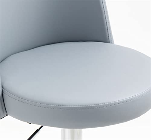 ADEADE Modern Swivel BarStools Bar Stools Set of 2 with Backs PU Leather Bar Chairs Adjustable Counter Height Stools 360° Stool Coffee for Restau