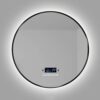 round Led Bathroom Mirror Illuminated Anti Fog Led Light Bathroom Smart Makeup Vanity Touch Sensor Adjustable Brightness Color Change Temperature